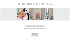 Desktop Screenshot of medispa.fr