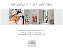 Tablet Screenshot of medispa.fr
